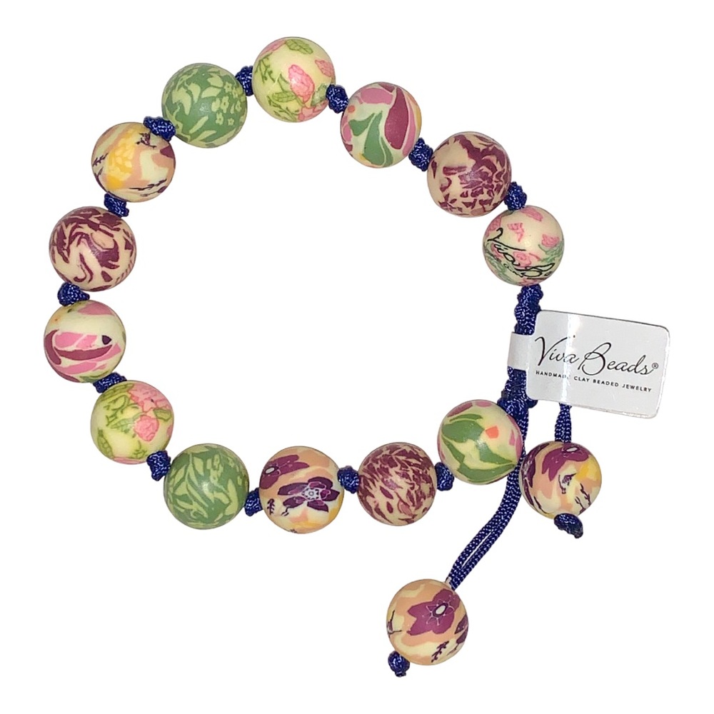 VivaBeads Chunky Tie Handmade Bracelet